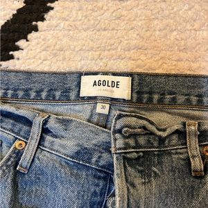 AGolde 90s mid rise straight fit jeans
